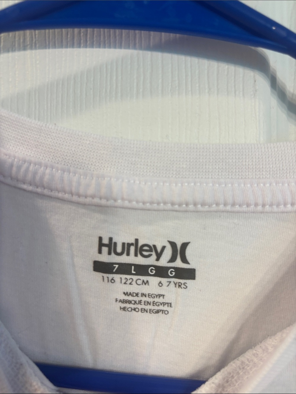 Hurley White Tee with Red and Blue USA Graphic - Picture 2 of 3